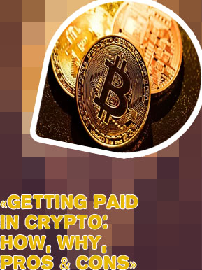 Get paid in bitcoins